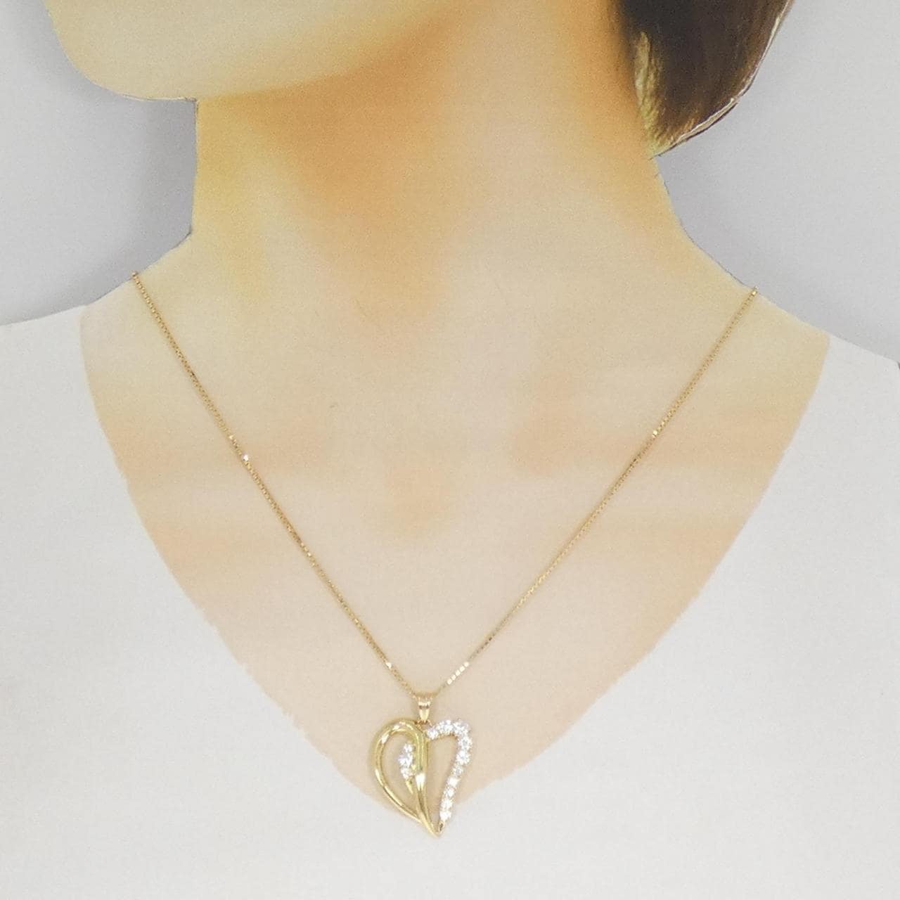 K18YG ダイヤモンド ネックレス 1.00CT