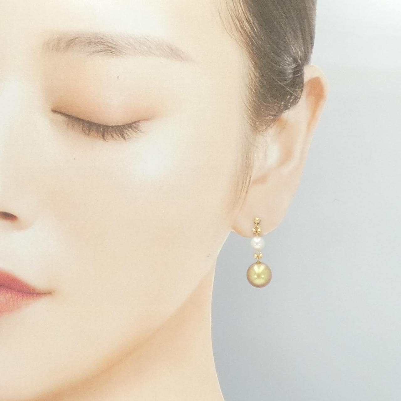 K18YG アコヤパール ピアス