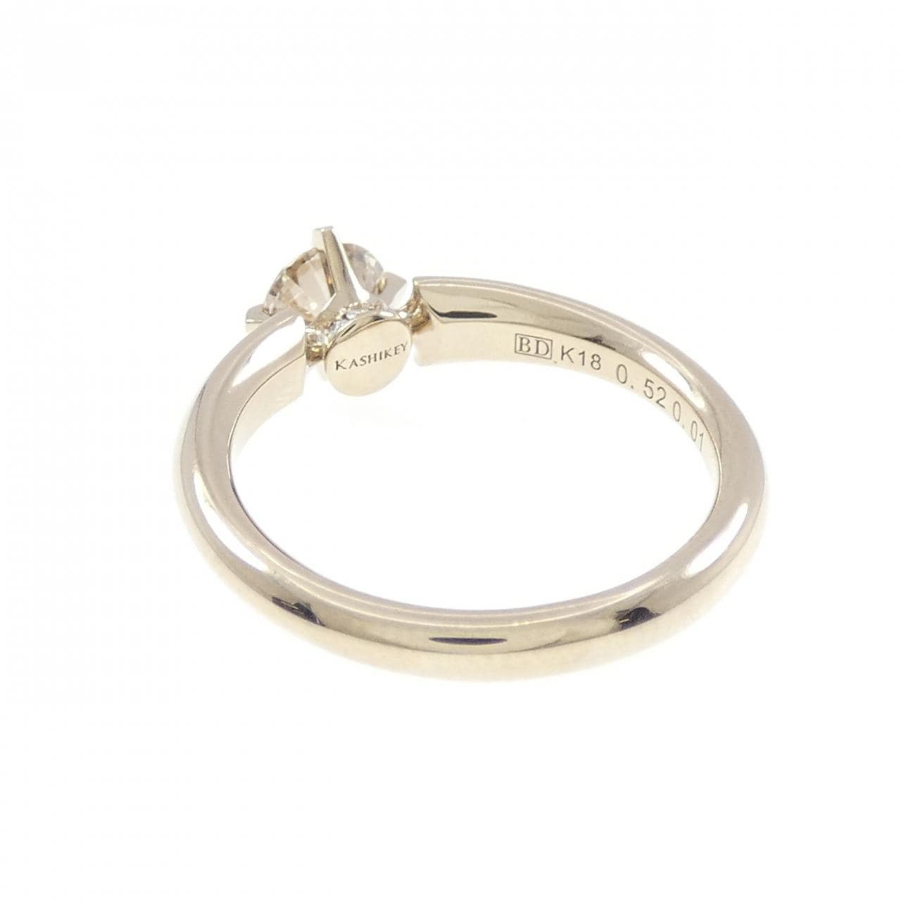 カシケイ ソリティア リング 0.52CT