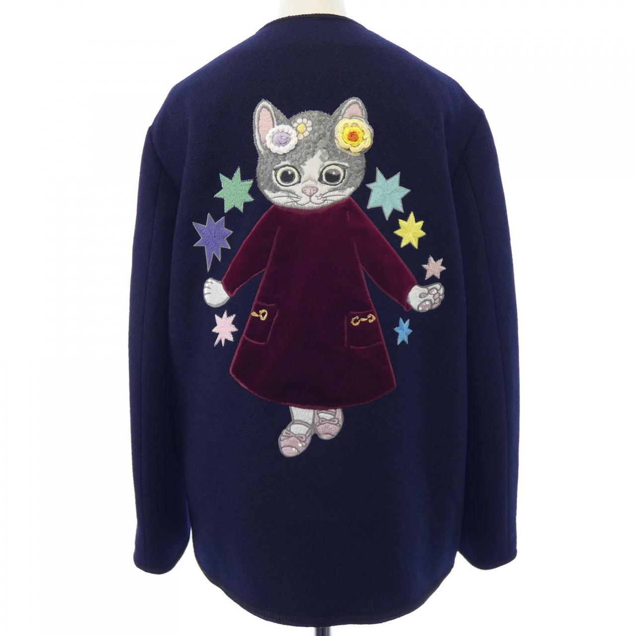 グッチ GUCCI HIGUCHIYUUKO ヒグチユウコ 863756 ZAAK4 ノーカラージャケット