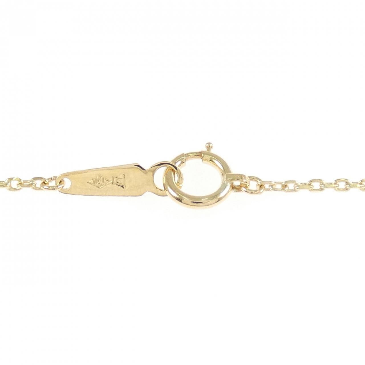 K18YG ソリティア ダイヤモンド ネックレス 0.20CT