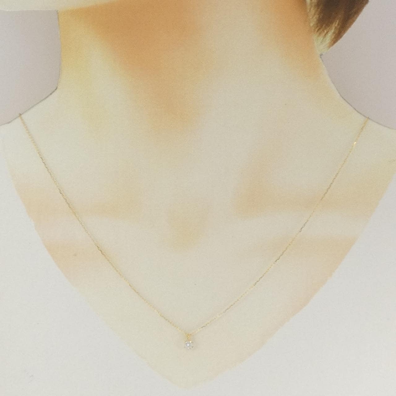 K18YG ダイヤモンド ネックレス 0.215CT