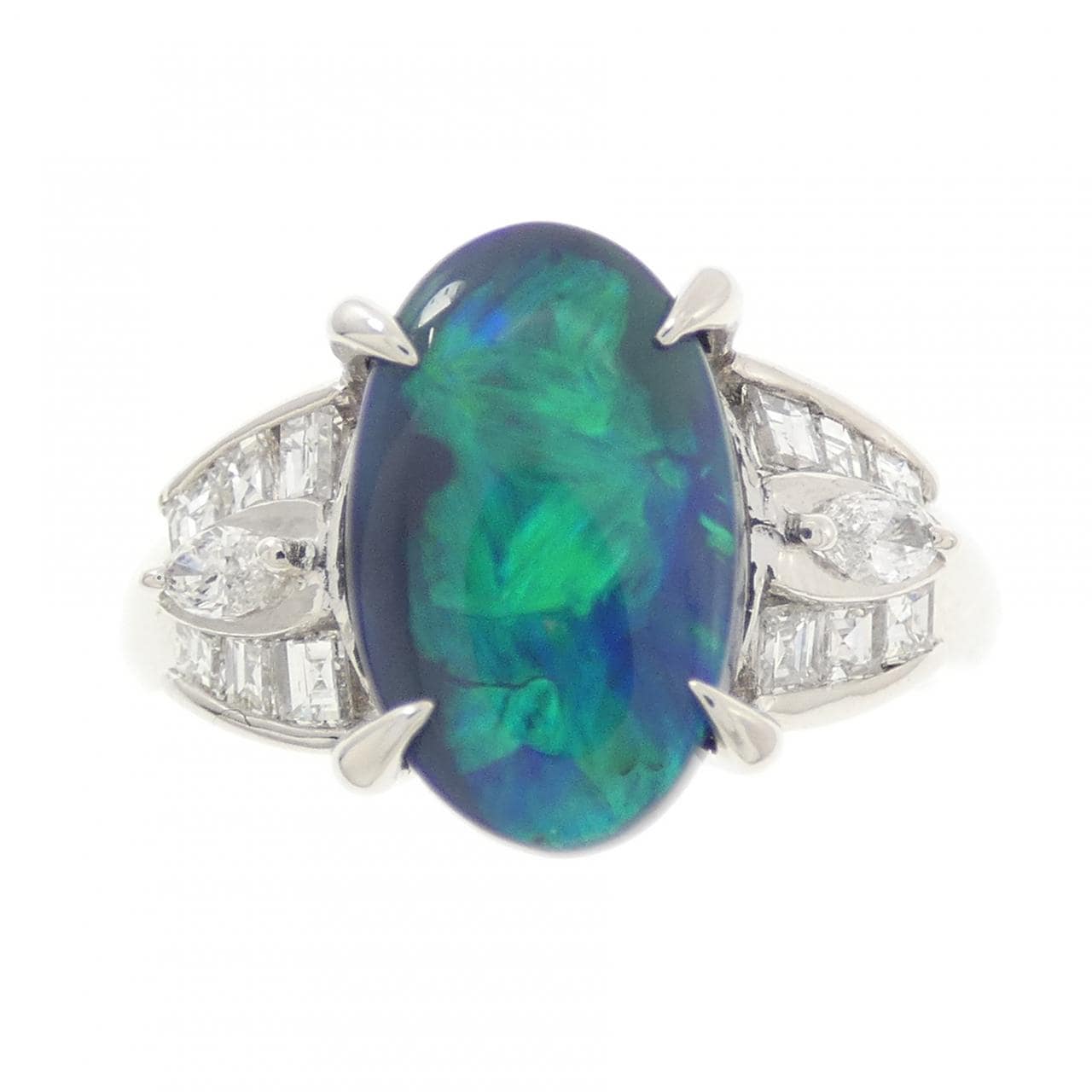 PT900 ブラックオパール リング 2.57CT