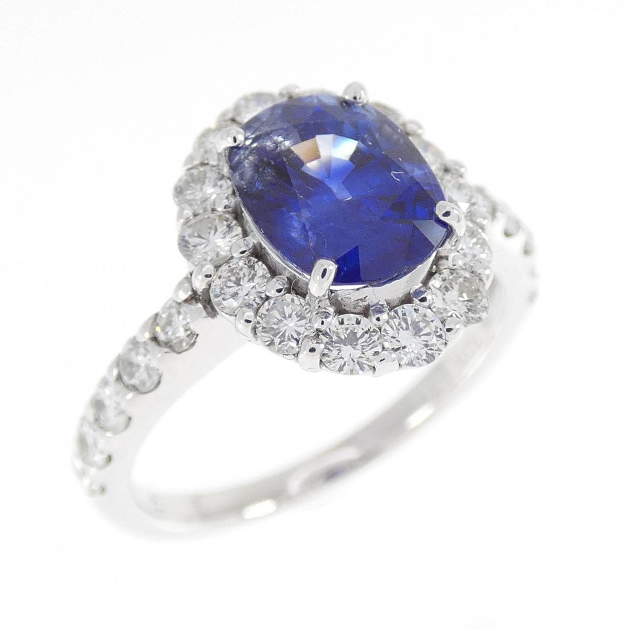 K18WG サファイヤ リング 1.82CT