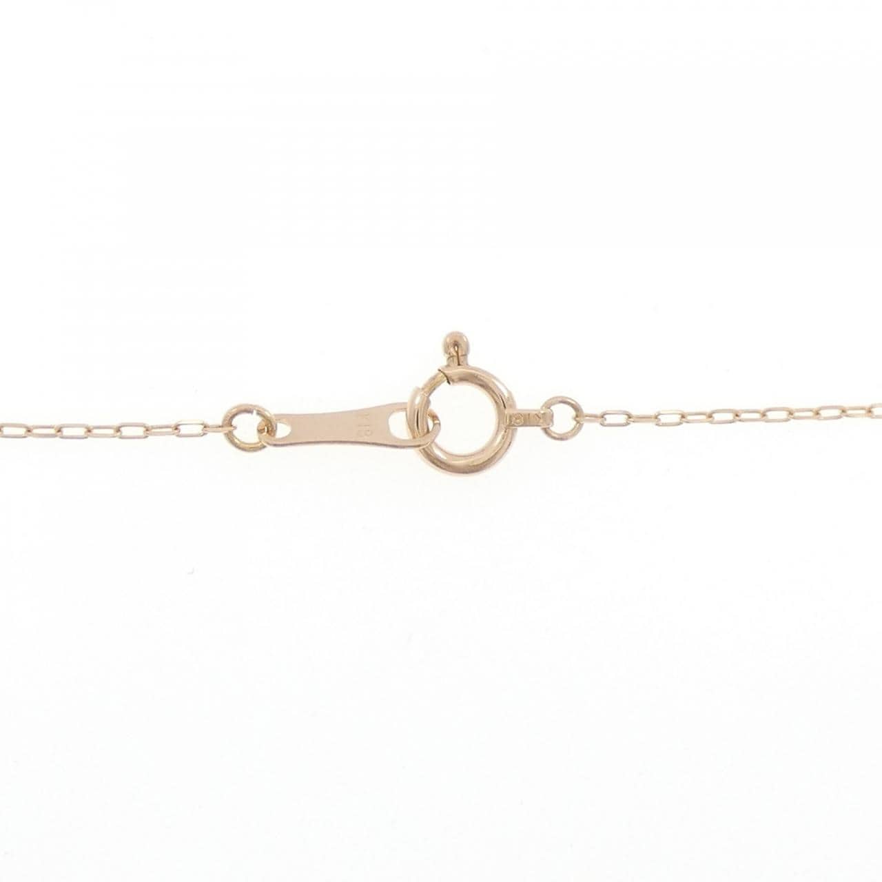 K18PG ダイヤモンド ネックレス 0.10CT