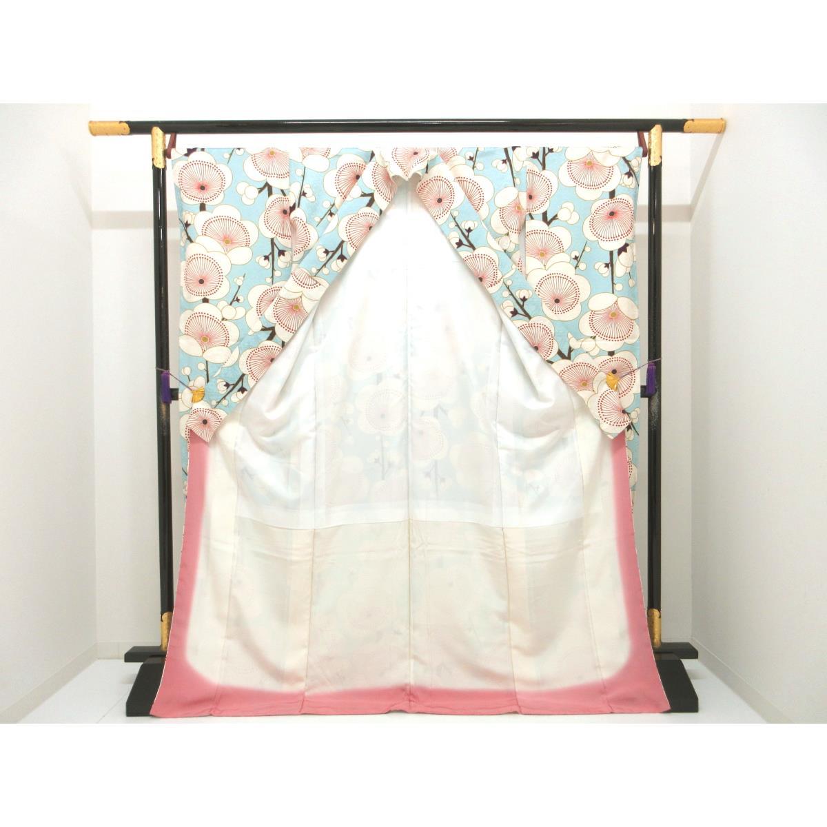 【未使用品】振袖　友禅加工