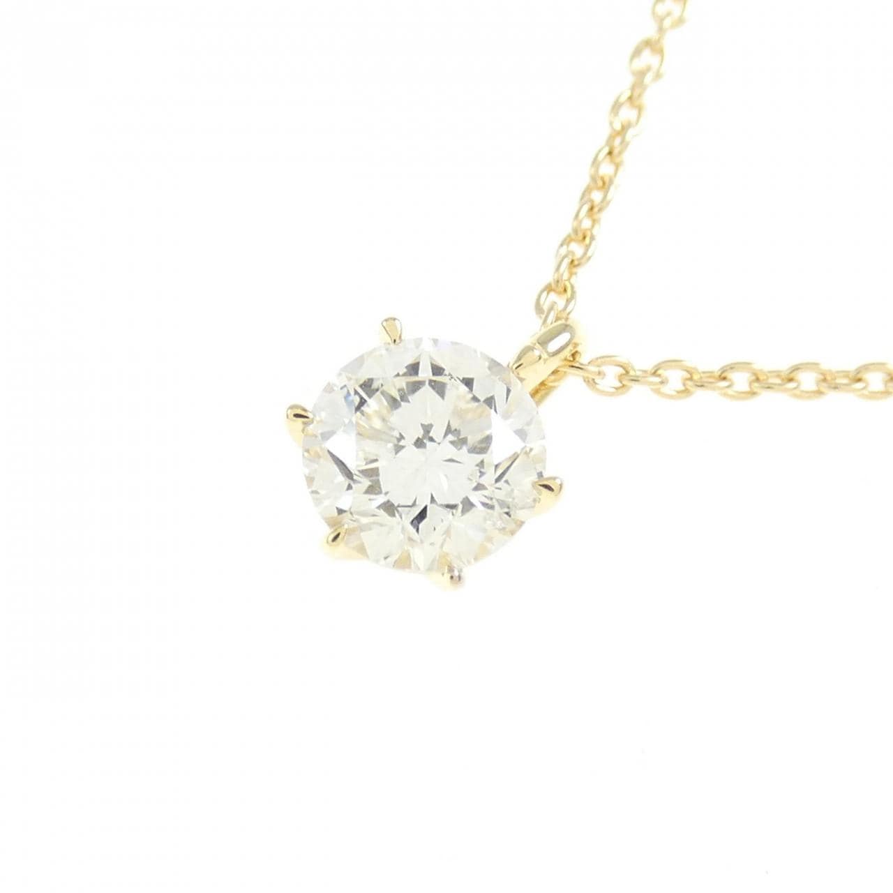 [Remake] K18YG Diamond Necklace 0.440CT G SI1 Good