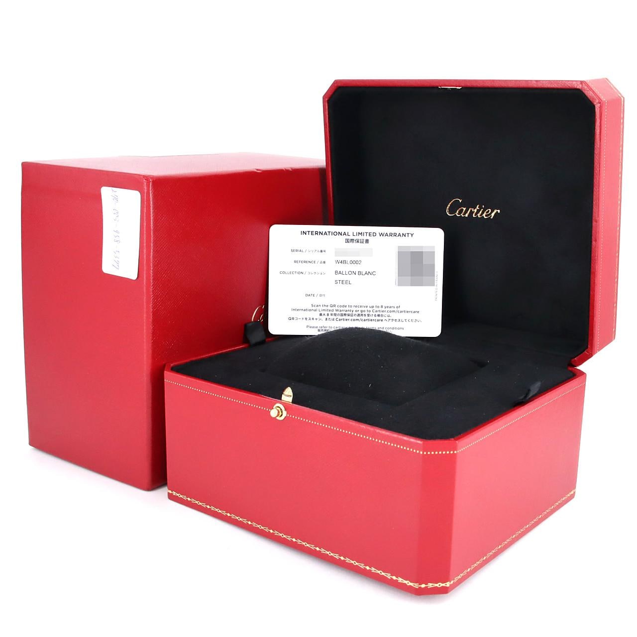 Cartier Ballon Blanc/D W4BL0002 SS石英