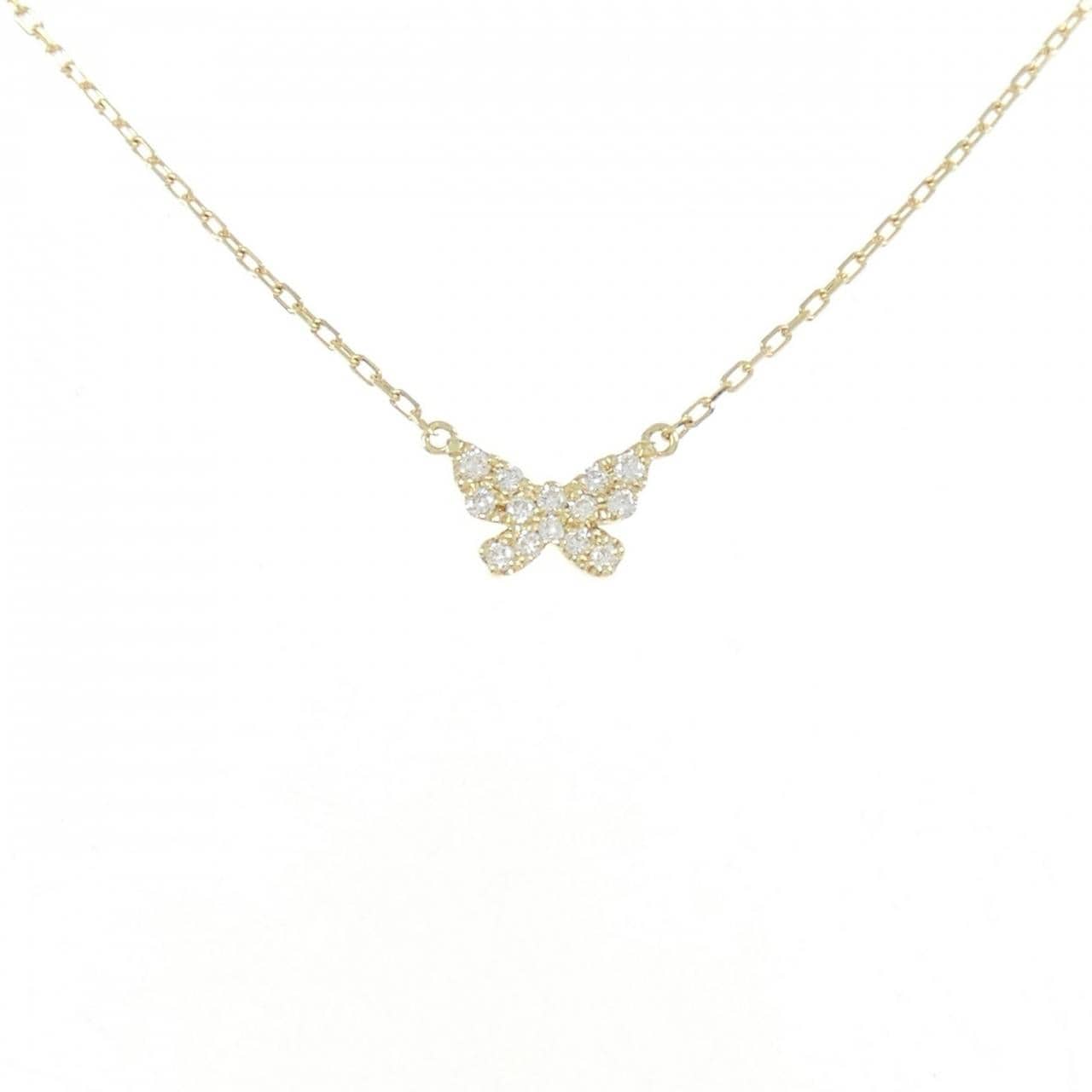 アーカー バタフライ ネックレス 0.06CT