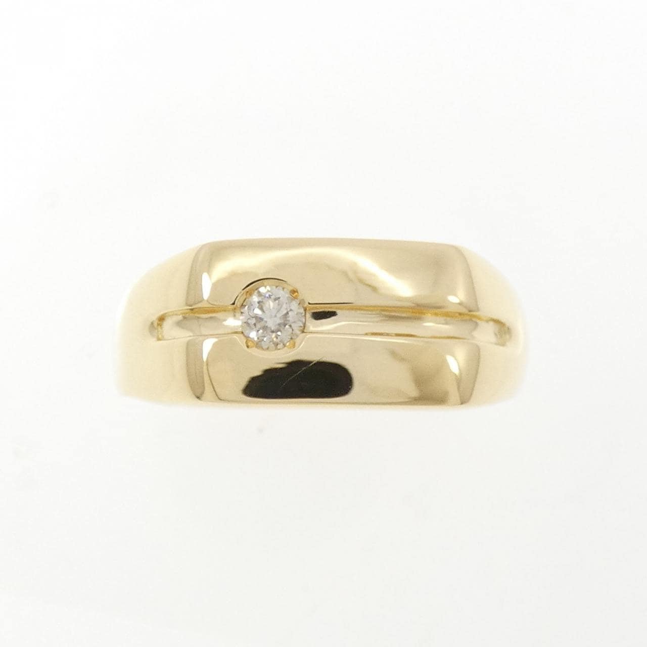 [新品] K18YG鑽石0.10CT