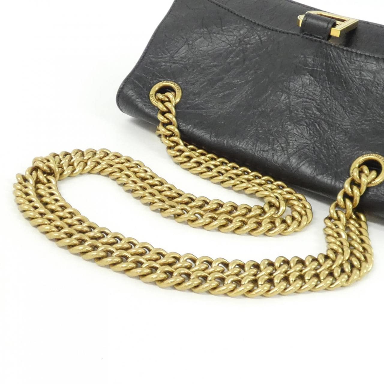 【新品】バレンシアガ クラッシュ スモール チェーン バッグ 716351 210IT ショルダーバッグ