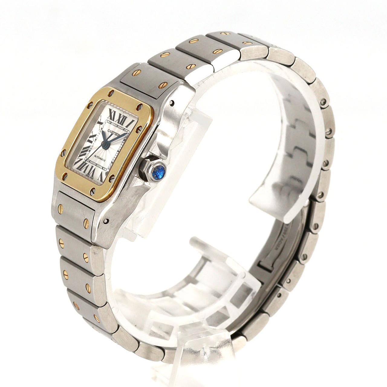 カルティエ サントスガルベSM コンビ W20057C4 SSxYG 自動巻