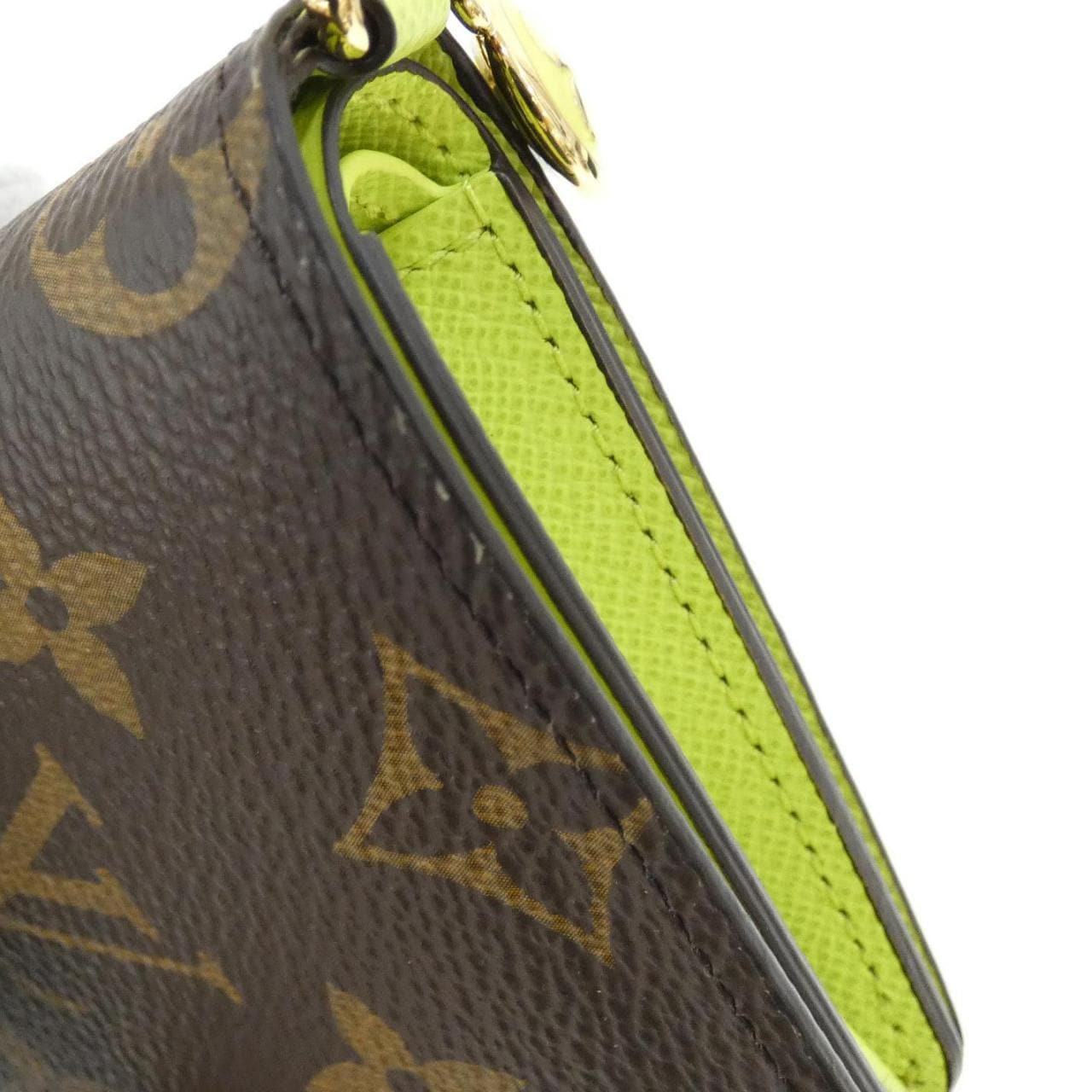 ルイヴィトン モノグラム ポケットウォレット LVチャーム M14628 財布