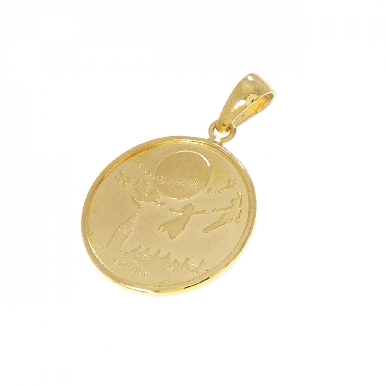 K24YG(枠) コイン ペンダント