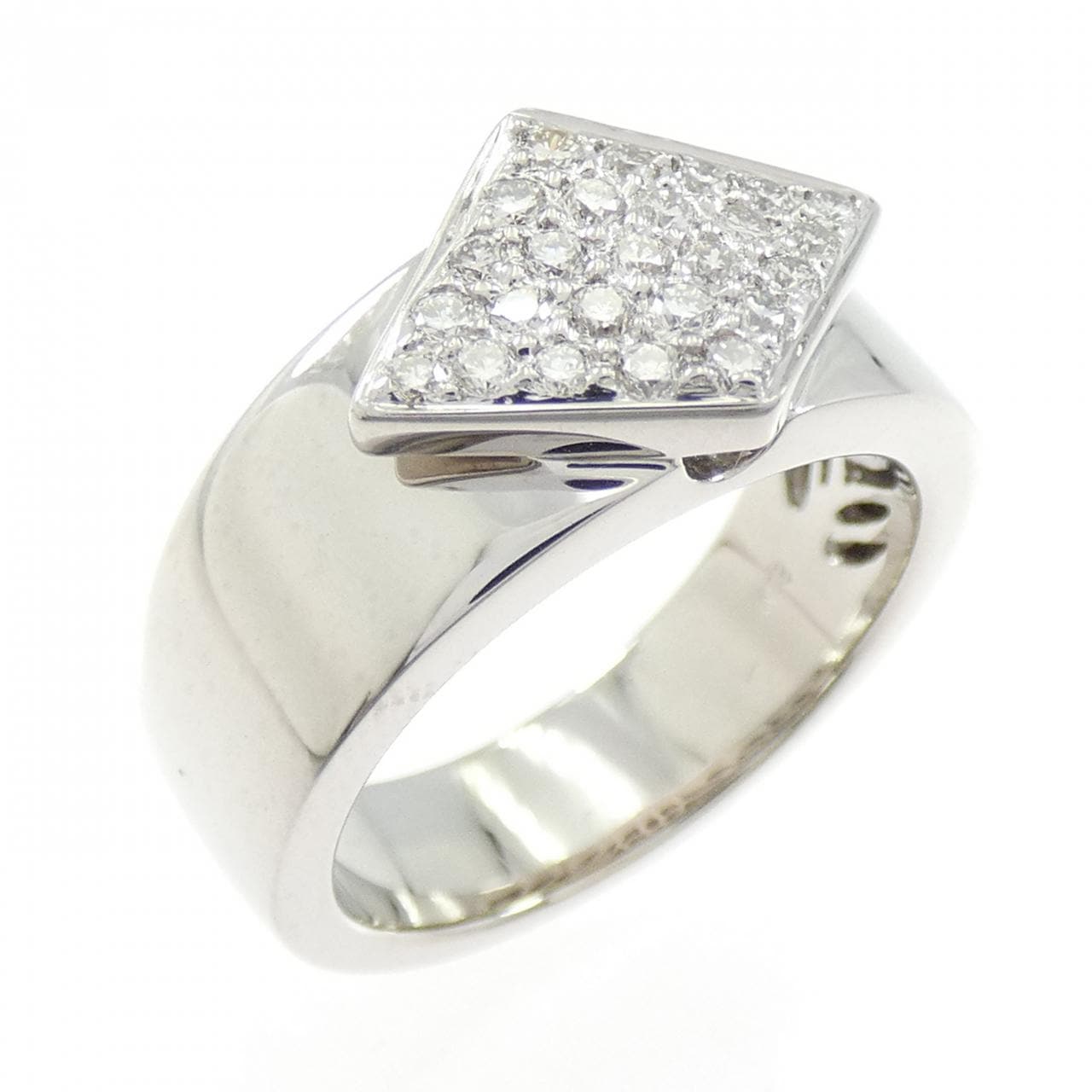 K18WG ダイヤモンド リング 0.33CT