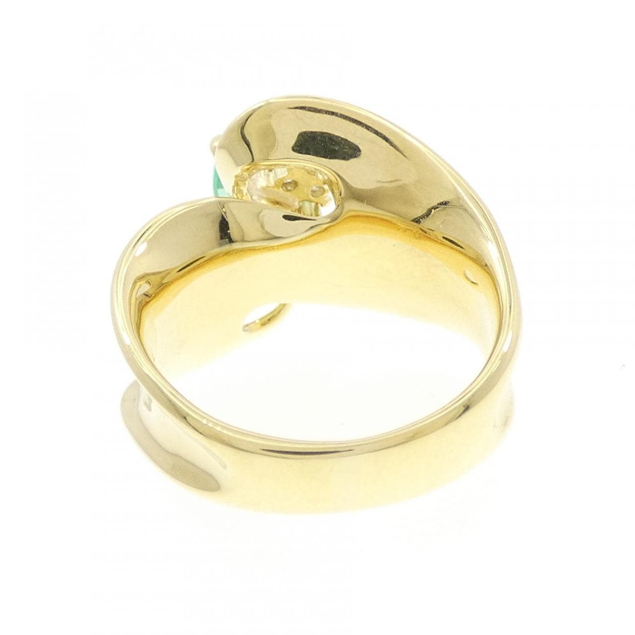 K18YG エメラルド リング 0.71CT