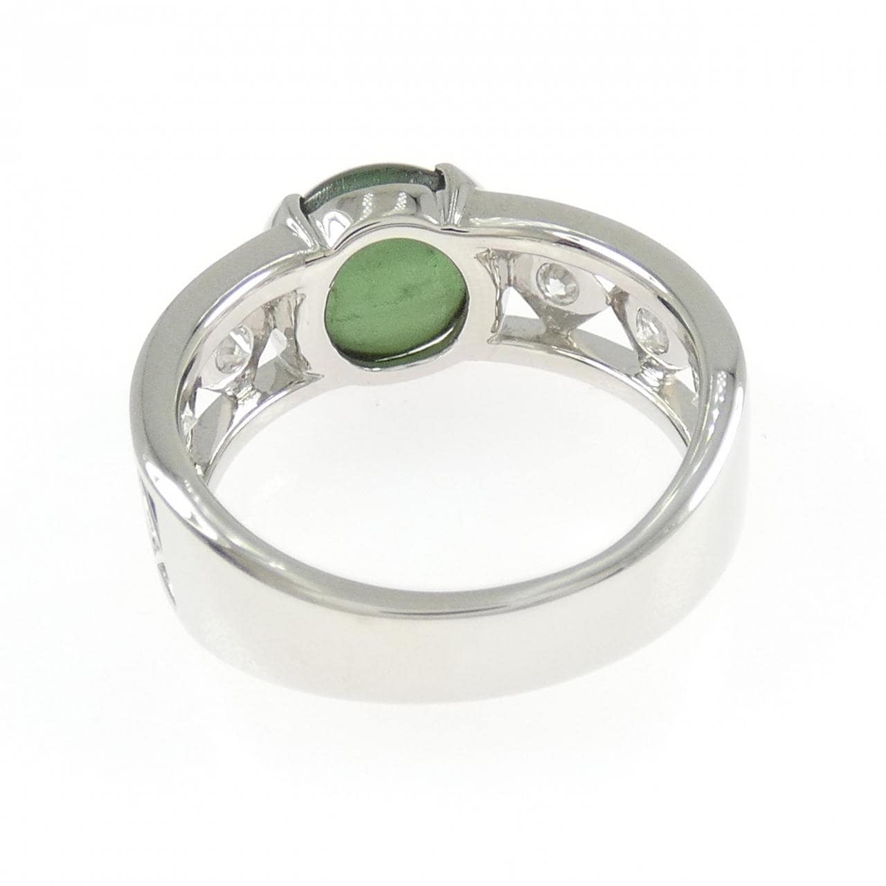 PT900 トルマリンキャッツアイ リング 4.12CT