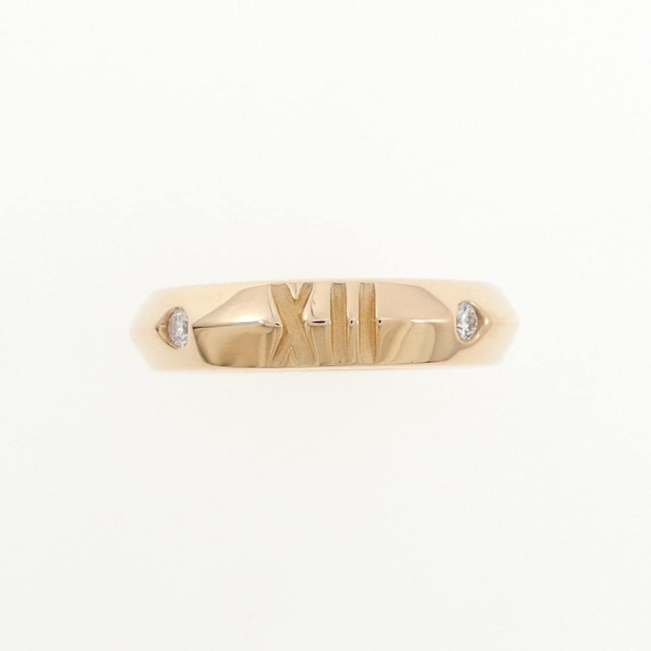 ティファニー アトラス Xクローズド ナロー リング 0.10CT