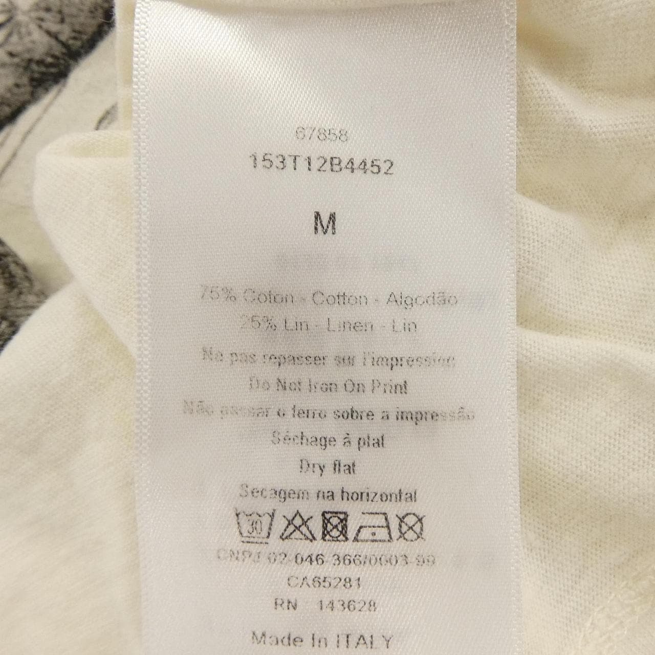 クリスチャンディオール CHRISTIAN DIOR DIOR DES VENT 153T12B4452 Tシャツ