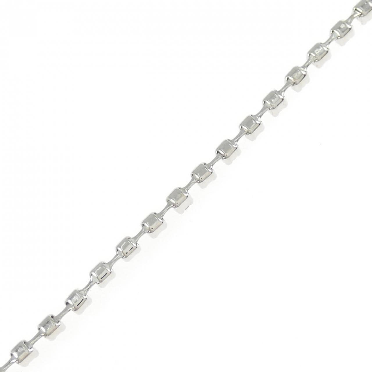 K18WG ダイヤモンド ブレスレット 1.00CT