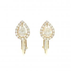 K18YG ダイヤモンド イヤリング 0.30CT