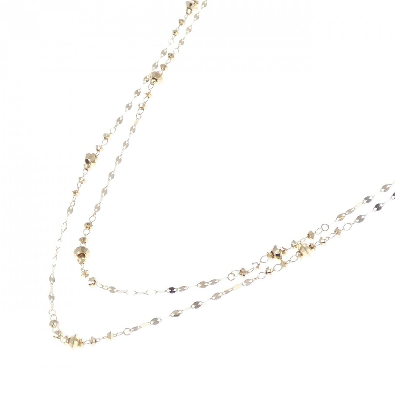 K18YG necklace