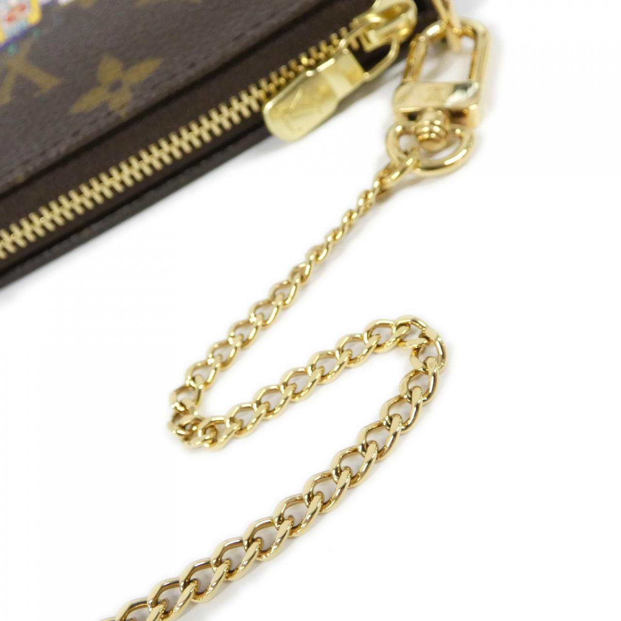 ルイヴィトン モノグラム(ヴィヴィエンヌ ホリデイ) ミニ ポシェット アクセソワール M81637 アクセサリーポーチ