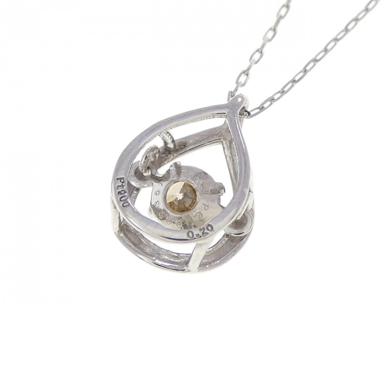 PT900/PT850 ダイヤモンド ネックレス 0.20CT