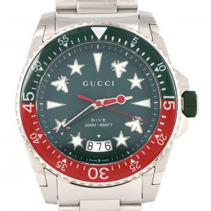 【新品】グッチ グッチダイブ 136.2/YA136222 SS クォーツ