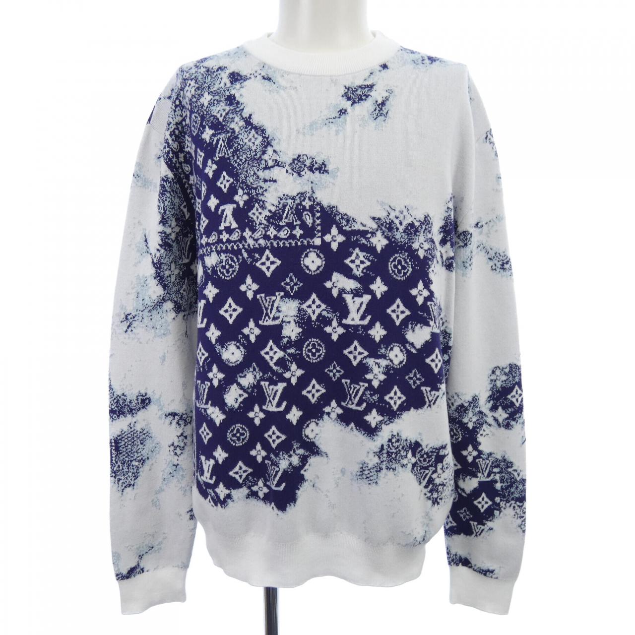 ルイヴィトン LOUIS VUITTON モノグラムバンダナクルーネック HNN24WJL4 ニット