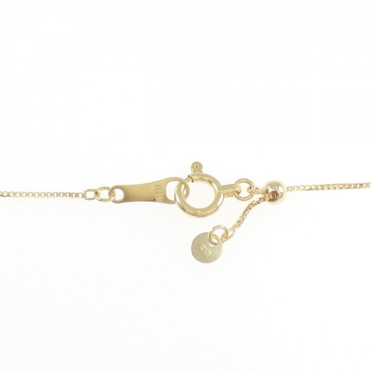 ジーエスティービー バタフライ ダイヤモンド ネックレス 0.10CT