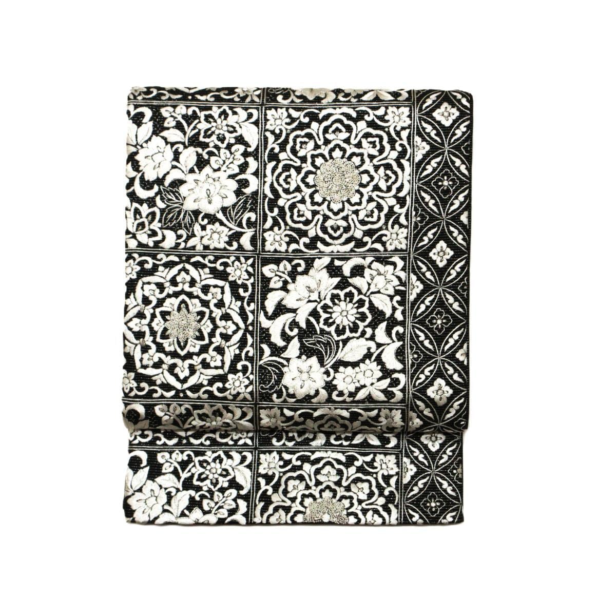 【新品】袋帯　尾峨佐　刺繍加工