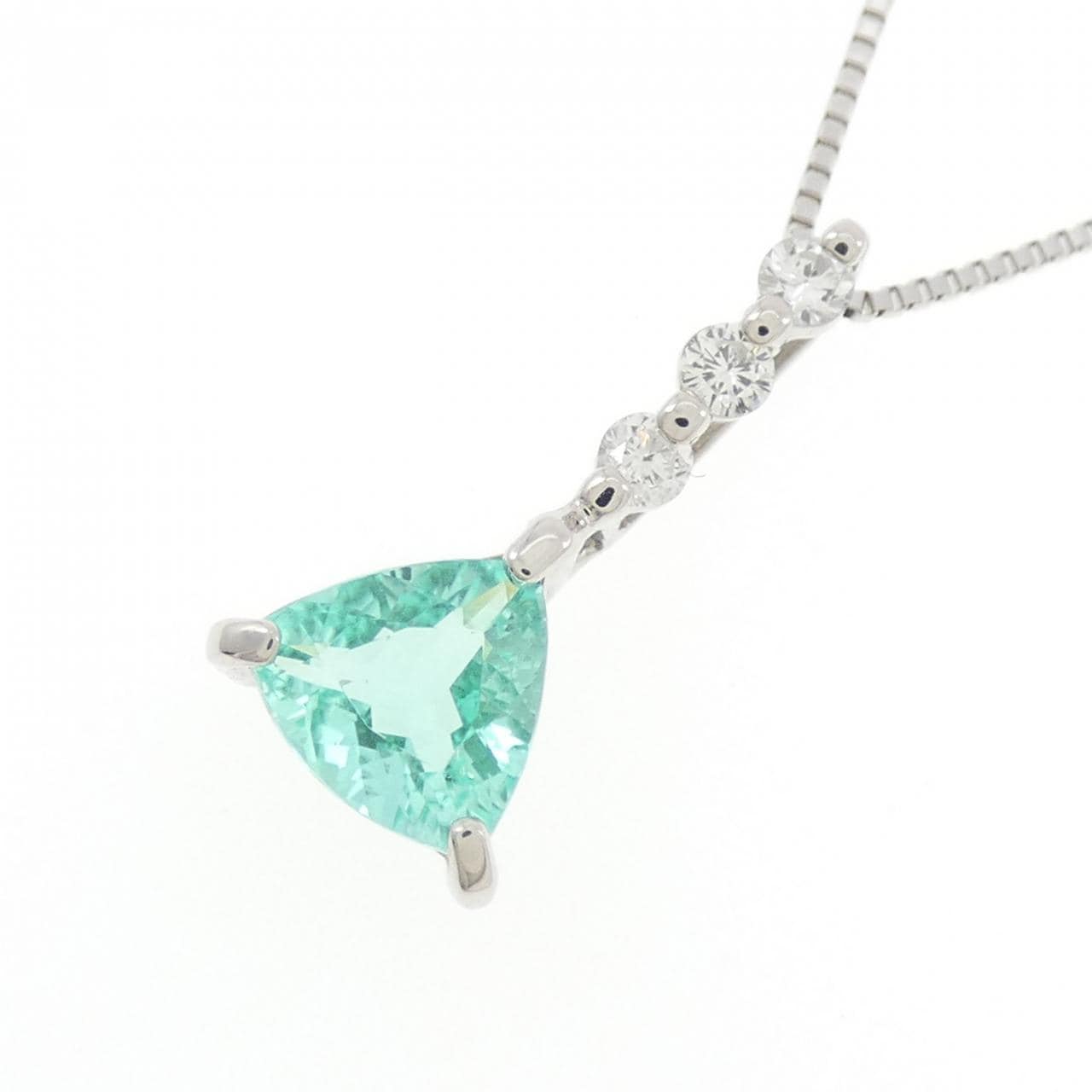 PT900/PT850 帕拉伊巴碧碧玺项链 0.72克拉