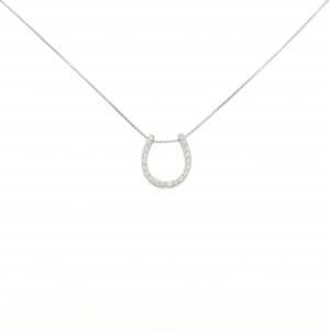 PT900/PT850 ホースシュー ダイヤモンド ネックレス 0.30CT