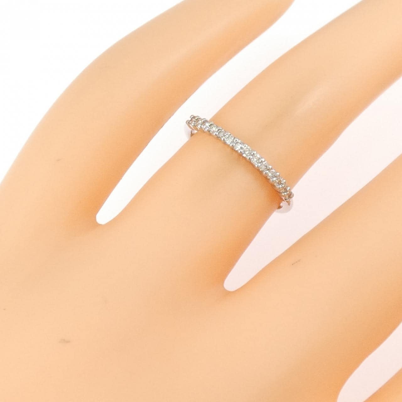 K18WG ダイヤモンド リング 0.14CT