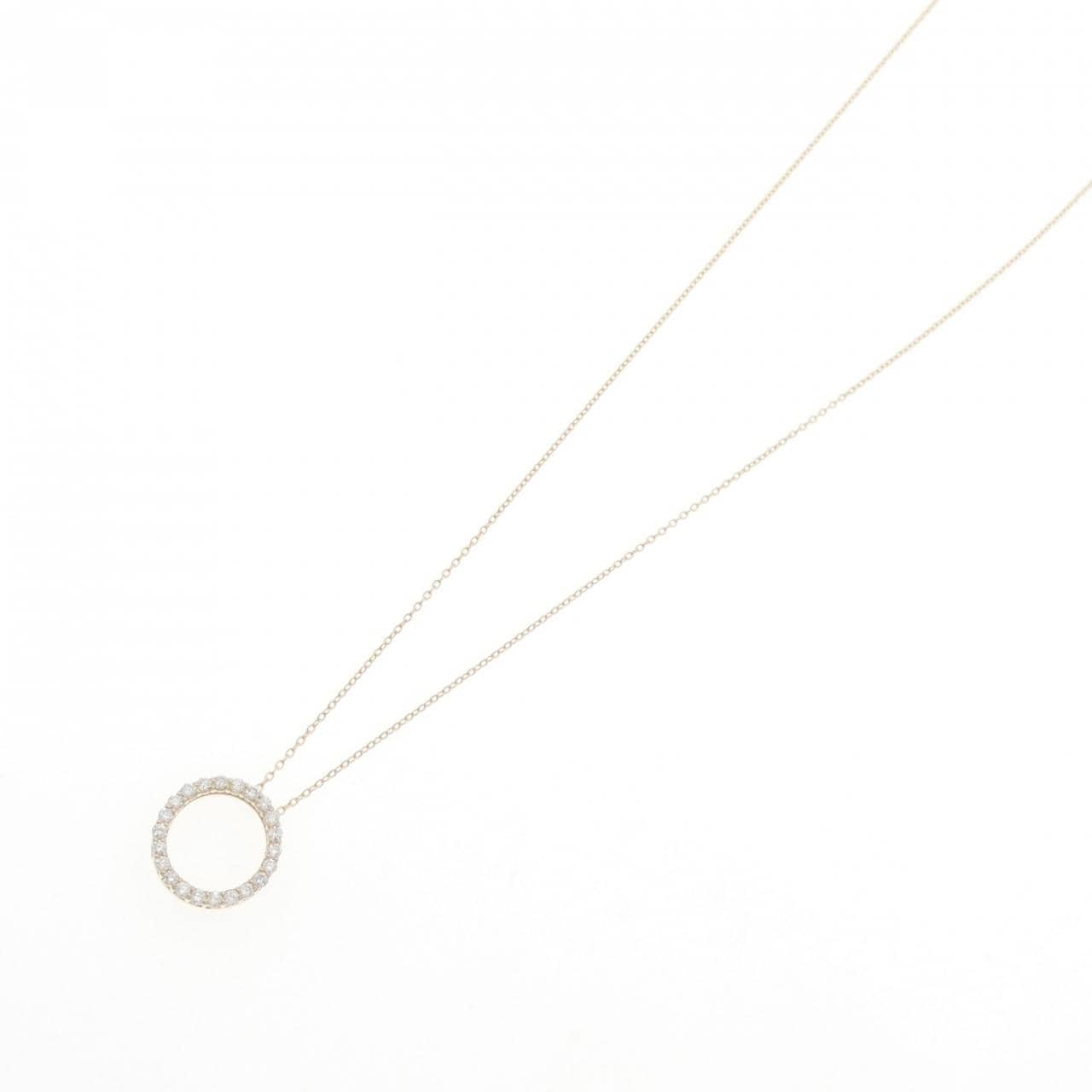 【リメイク】K10YG ダイヤモンド ネックレス 0.30CT