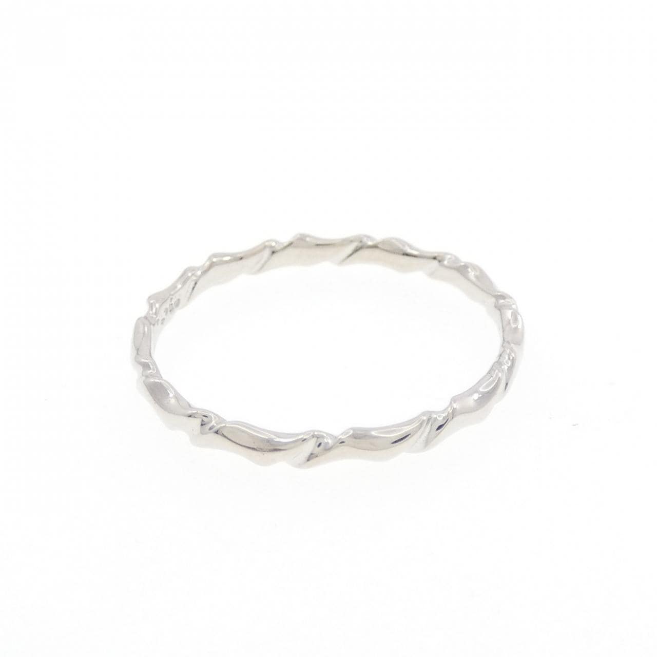 アガット K10WG リング