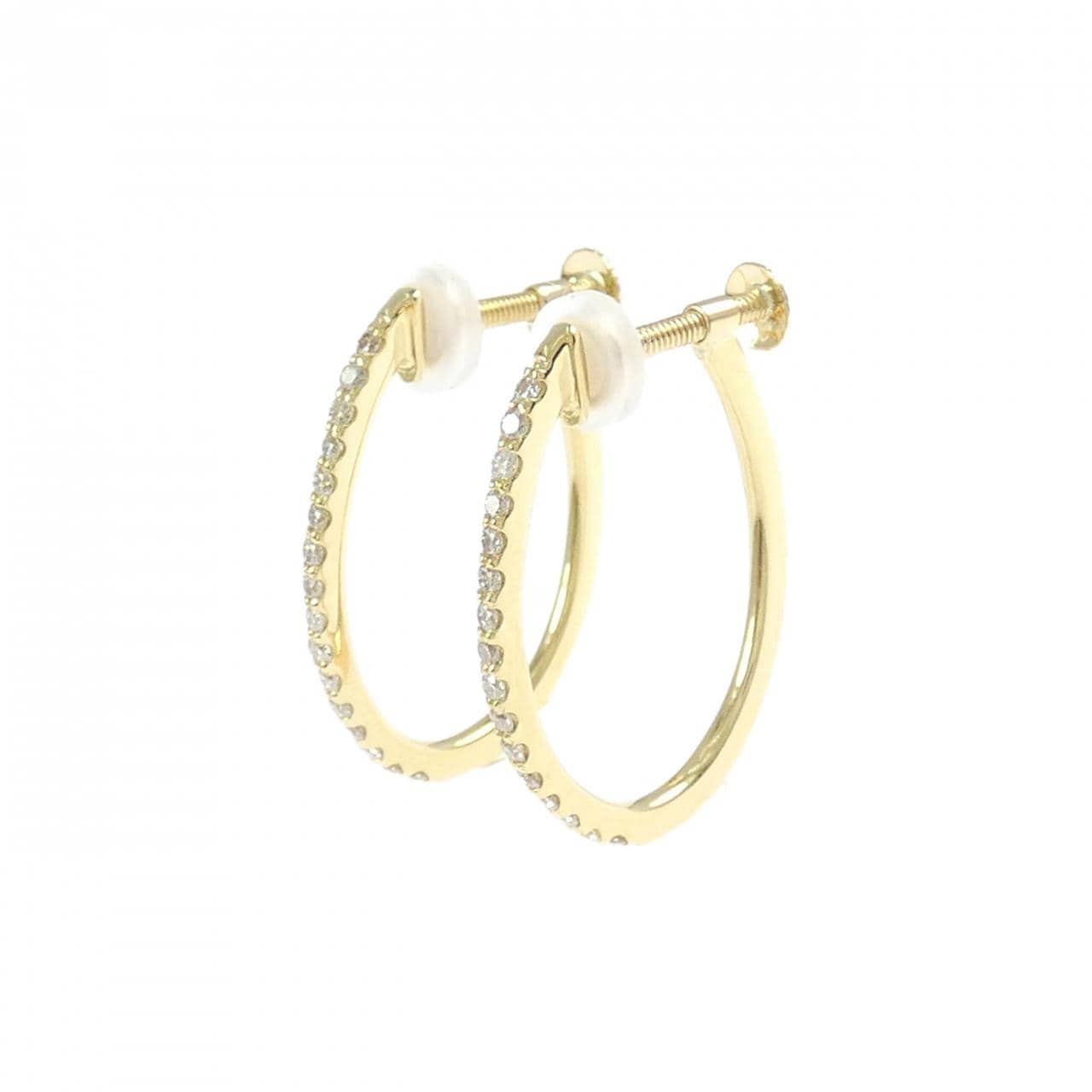 K18YG ダイヤモンド イヤリング 0.30CT