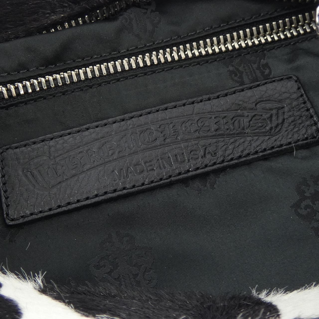 クロムハーツ CHROME HEARTS LITLLE LYON ハラコ ラージクロス BAG