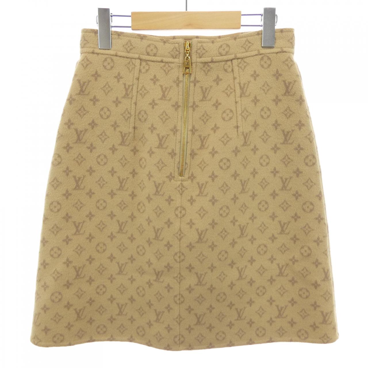 ルイヴィトン LOUIS VUITTON プレッピーダブルフェイスAラインスカート FNSK32QS3 スカート
