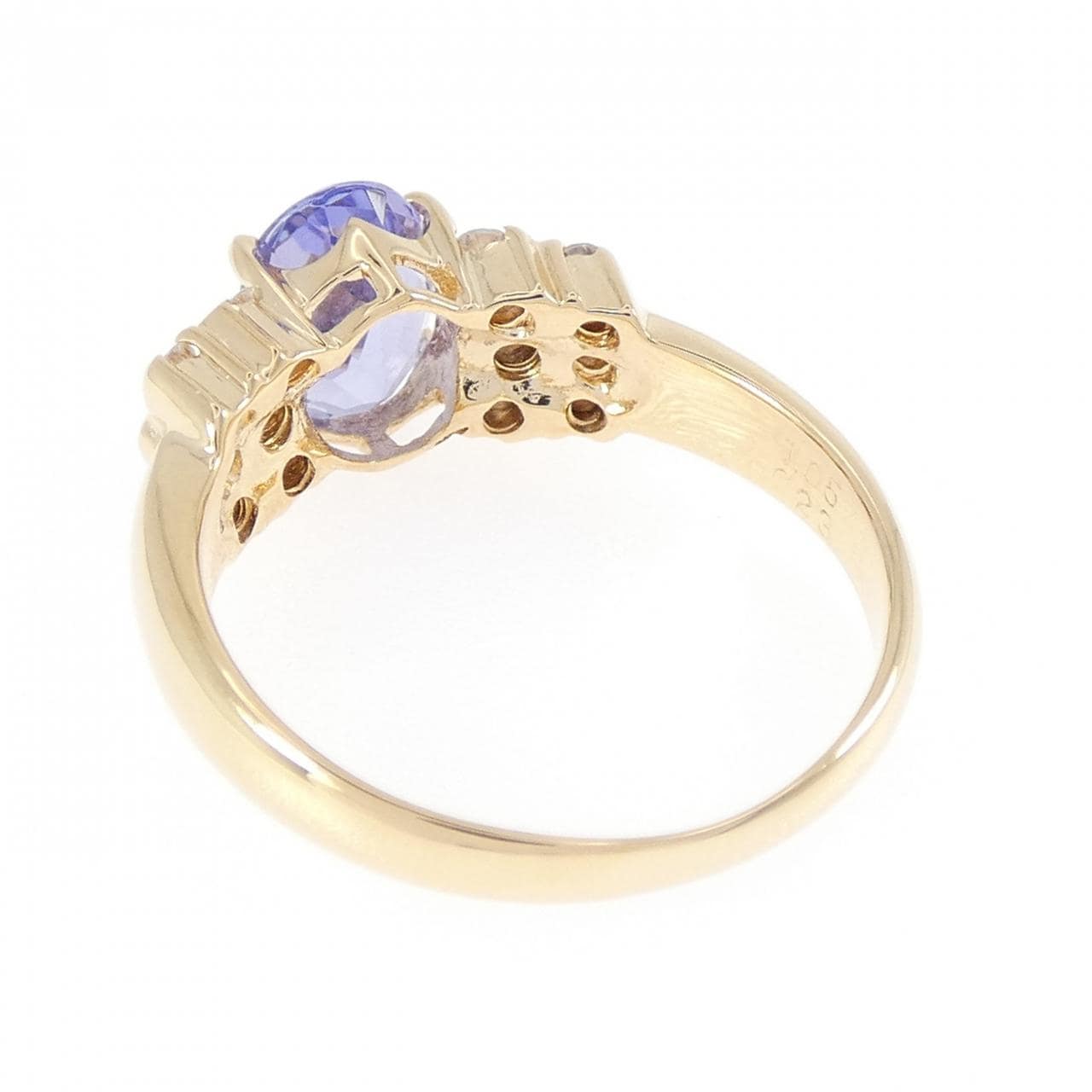 K18YG タンザナイト リング 1.05CT