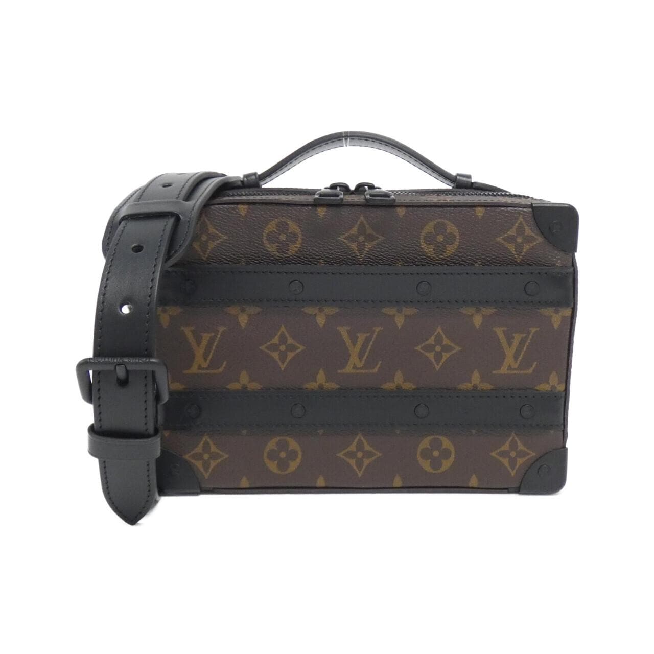 LOUIS VUITTON Monogram Macassar Handle Soft Trunk M45935 Shoulder Bag