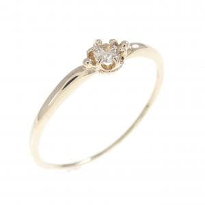 K10YG ダイヤモンド リング 0.07CT