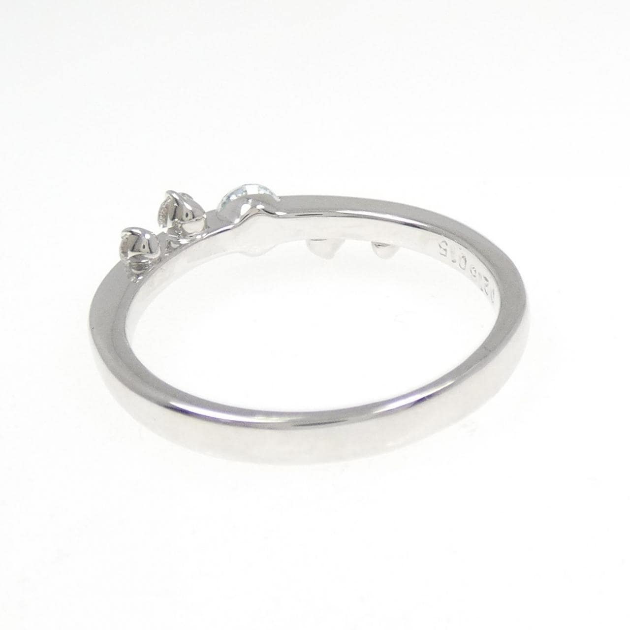 K18WG ダイヤモンド リング 0.216CT