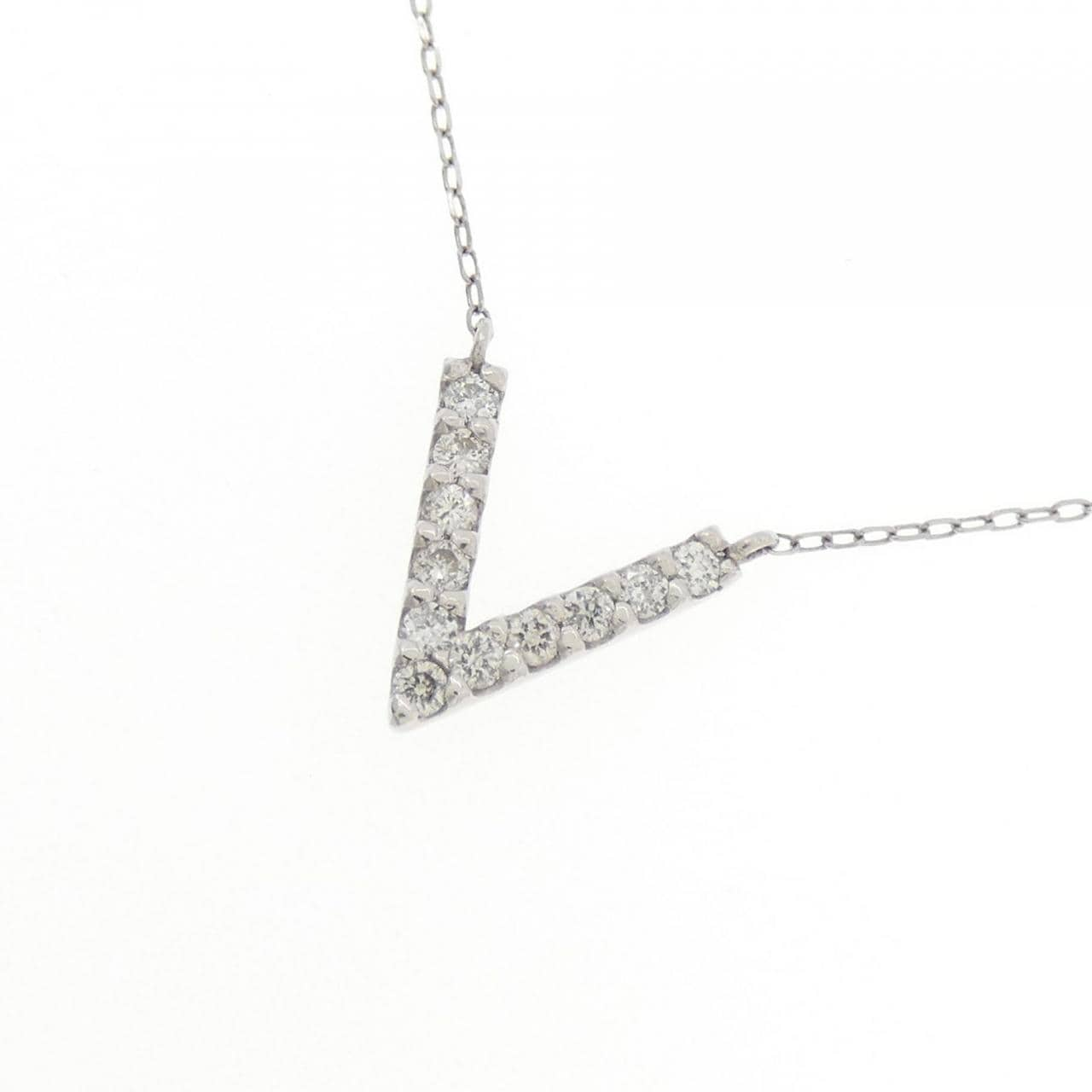 [BRAND NEW] PT Diamond Necklace 0.10CT