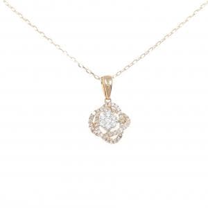 750PG/750WG/K18PG ダイヤモンド ネックレス 0.110CT