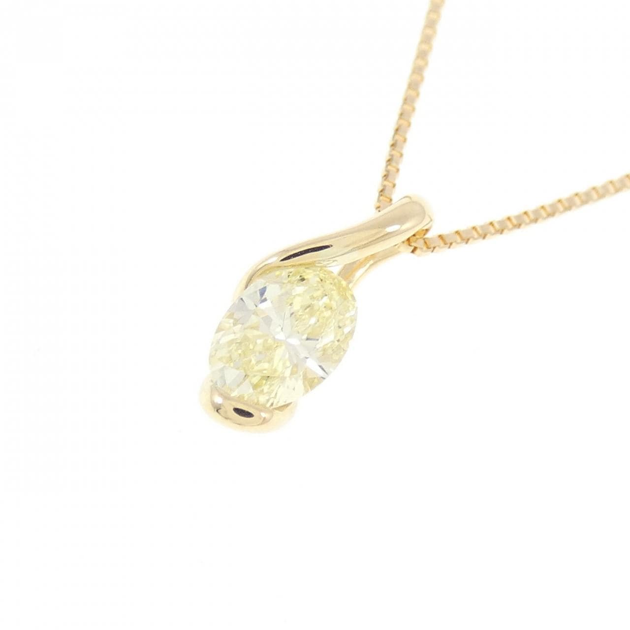 K18YG ダイヤモンド ネックレス 0.33CT