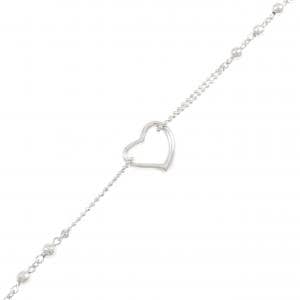 K14WG ハート ブレスレット