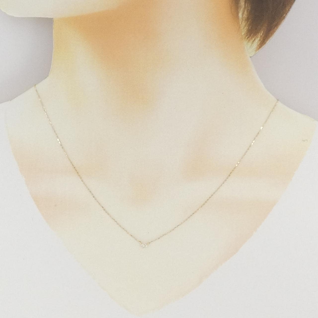 エテ ダイヤモンド ネックレス 0.01CT