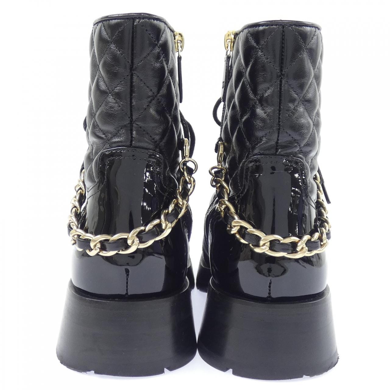 シャネル CHANEL レースアップ G39393Y56119 ブーツ